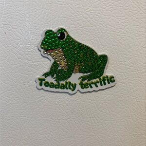 Green Frog Reptile Sticker